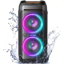 Altavoz Portátil W-king, Ipx6, 100 W, 5200mah, Negro