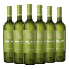 Vino Amalaya Blanco Corte Torrontes Riesling Caja X 6 750ml.