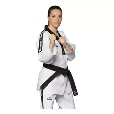 Dobok Kimono Daedo Competition Taekwondo Gola Preta