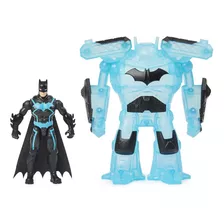Figura De Batman Bat-tech + Armadura Tecnológica 15cm