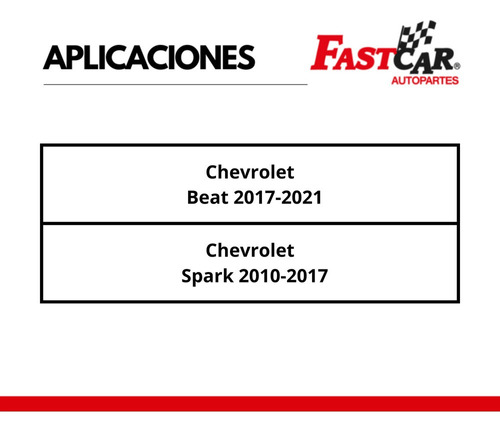 4 Amortiguadores Chevrolet Spark 2010 2015 2016-17 Beat 2018 Foto 4