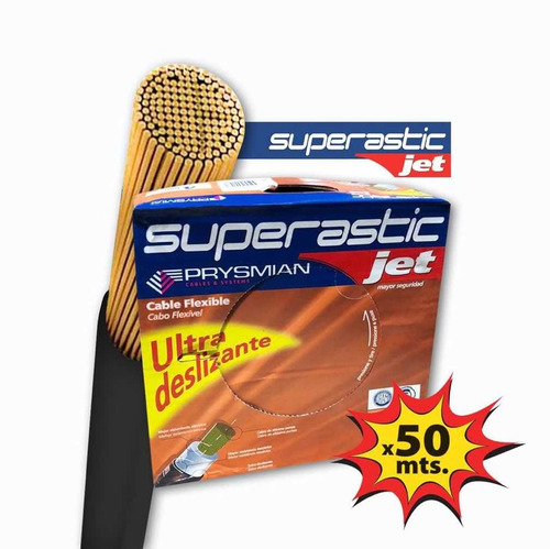 Cable 4mm Unipolar Superastic Pirelli Prysmian X 50mts