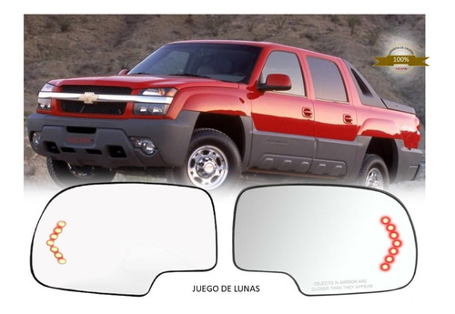 Lunas Chevrolet Avalanche 2002-2007 Direccional Led (par). Foto 2