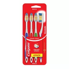 Escova Dental Colgate Classic Clean Com 4 Unidades