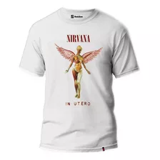 Camiseta Rock Band Nirvana In Utero