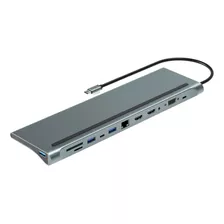 Estação De Acoplamento Usb C Hub 12x1 Monitor Triplo