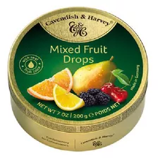 Bala Mixed Fruit - Mix Frutas Drops Cavendish & Harvey 200g