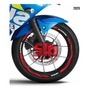 Calcomanias Stickers Para Rines Suzuki Gsx 750 Rin Moto Kit