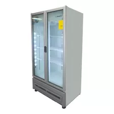 Refrigerador Comercial Metalfrio Rb500 23.5 Pies 2 Puertas Color Gris