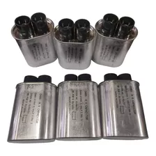 Kit Com 6 Capacitores 0,90uf 2100v Alta Tensão Microondas 