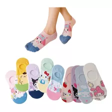 6 Pares De Calcetines Tines Hello Kitty De Moda 