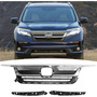 Fit For Honda Pilot 19-21 Front Bumper Grille Grill W/mo Oab