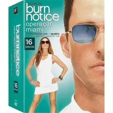 Burn Notice Operação Miami - 1 - 4 Temporadas Box 16 Dvds