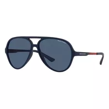 Lentes Solar Armani Exchange Ax4133s 818180 Azul Mate Nuevo