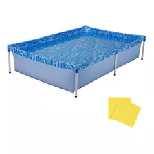 Piscina Com Armação 1000 Litros 189 X 126 X 42 Cm Mor