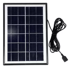 Carregador Placa Solar Portátil Com Cabo Usb Celular E Outro