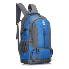 Mochila Mochilero Camping 40 5 Litros Excursión Trekking Color Azul 15175