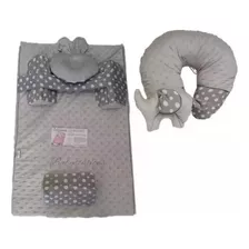 Super Combo Colchoneta Antireflujo Para Bebe +cojín Materno 