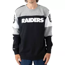 Sudadera Mitchell & Ness Nfl Raiders Perfect Season Crewneck