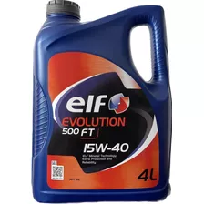 Aceite Para Motores Elf Evolution 500 Ft 15w40 - 4 + 1 Litro