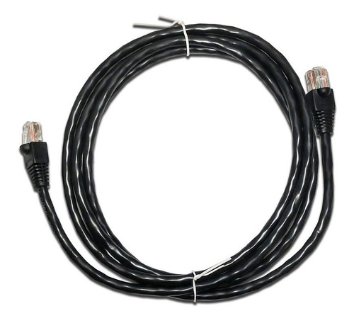Patch Cord Cat 5 Certificado Cable Utp 4mts Negro