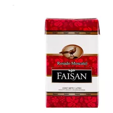 Vino Faisan Rosado Moscatel Tetra Pack X12