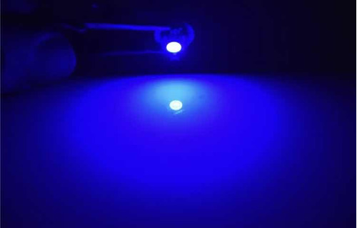Mini Foco 12v T4.7 12mm Led Cob Luz Azul Tablero Clusters Foto 10