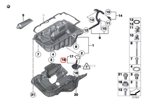 Sensor Nivel Aceite Bmw 5' E61 525i Foto 4