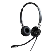 Fone De Ouvido On-ear Sem Fio Jabra Biz 2400 Ii Duo Usb Bt Ms Hsc021 Preto E Prata