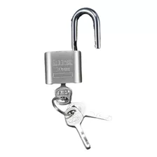 Candado Cromado Llave Seguridad Para Equipaje Security 40mm