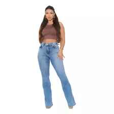 Calça Feminina Conclusão Jeans Flare Com Lycra 10632