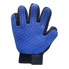 Luva Tira Pelos Pet Removedor Rasqueadeira Profissional Pet Cor Azul