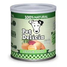 Ração Úmida Natural Para Cães Veggie Dog 320g Pet Delícia