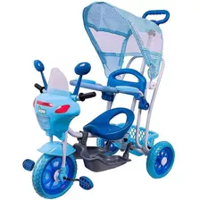 Triciclo Infantil Carrinho De Passeio Com Capota Pedal Bel