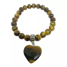 Pulsera De Piedra Semipreciosa - Ojo De Tigre