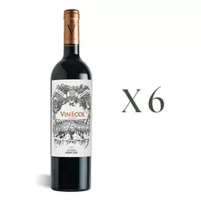 Vino Orgánico Vinecol Malbec X 710 Ml X 6 Unidades