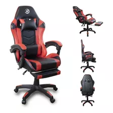 Silla De Escritorio Lumax Gamer Ergonómica Roja Y Negra Prg