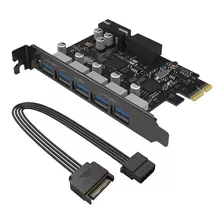 Placa Pci Express Usb 3.0 5 Portas Externas - Orico