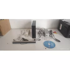 Consola Nintendo Wii + Control + Cables + Disco Duro + Juego