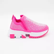 Sneakers Para Mujer Brillos Tela Karol | Hanna Mex