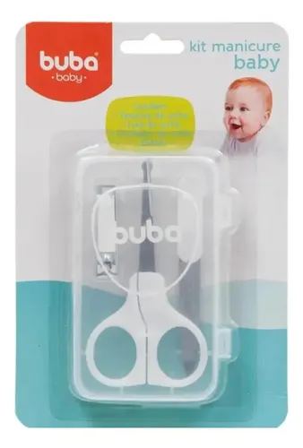 Kit Manicure Higiene Baby Com Estojo Buba Buba