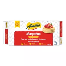 Margarina Folhada E Croissant Amélia 2 Kg 80% Lipidios