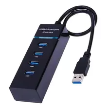 Hub Regua Usb 3.0 4 Portas Alta Velocidade Windows Mac