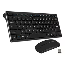 Combo De Teclado Inalámbrico Y Mouse 2.4g Compatible Con Com