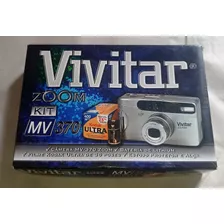 Camera Vivitar Mv-370 Zoom Bateria De Lithium Filme, Estojo