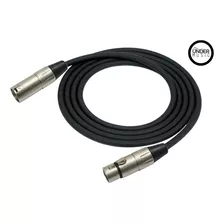 Cable Microfono Xlr Macho Xlr Hembra Kirlin Mpc-480 Bk 3m