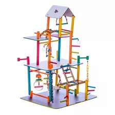  Brinquedo Play Playground Fantasia Com Casa - Colorido 