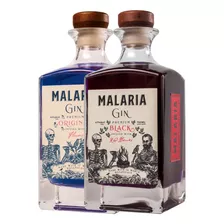 Gin Malaria Black 700ml + Gin Malaria Original 700ml 