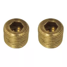 Parafuso Allen Sem Cabeça 1/8 Npt X 8mm Zincado 2 Unidades