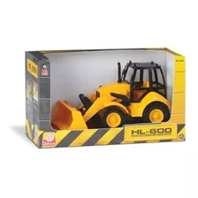 Trator Escavadeira Hl 600 Construction - Silmar Brinquedos